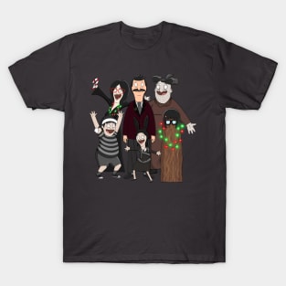 Christmas Burgers Addams Family T-Shirt